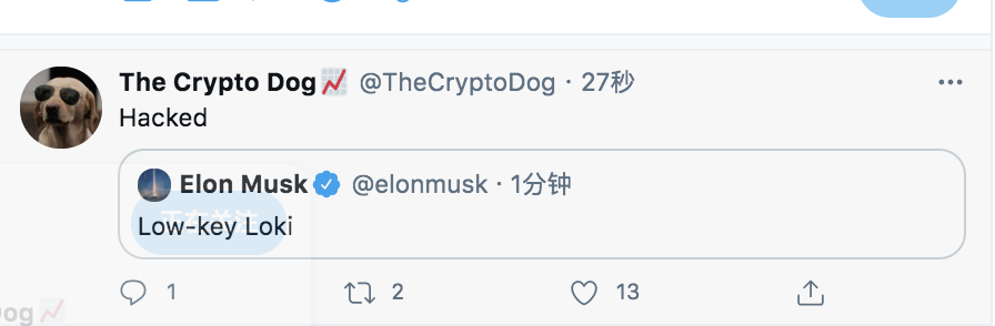 马斯克发了三条推特支持多格，多格当天涨幅超过70%8