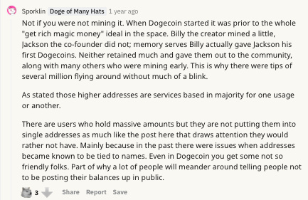 DOGE神秘巨鲸地址持币量占总供应量的27%6