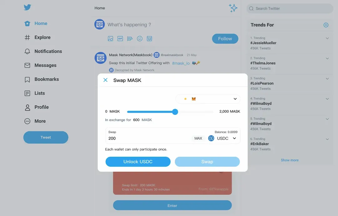 如何参与口罩的ITO订阅或获得空投奖？7