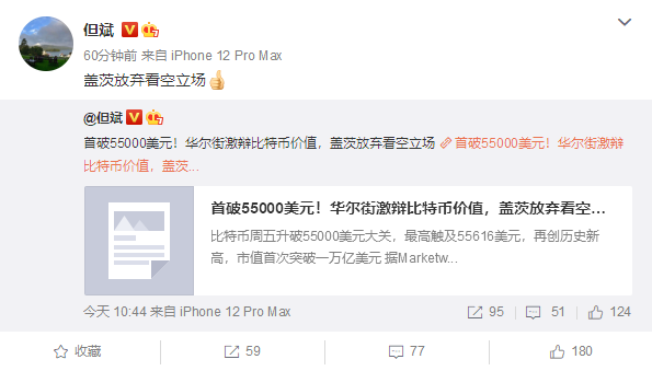 比特币突破5.6万美元，但出乎意料的是，该国溢价50%+1