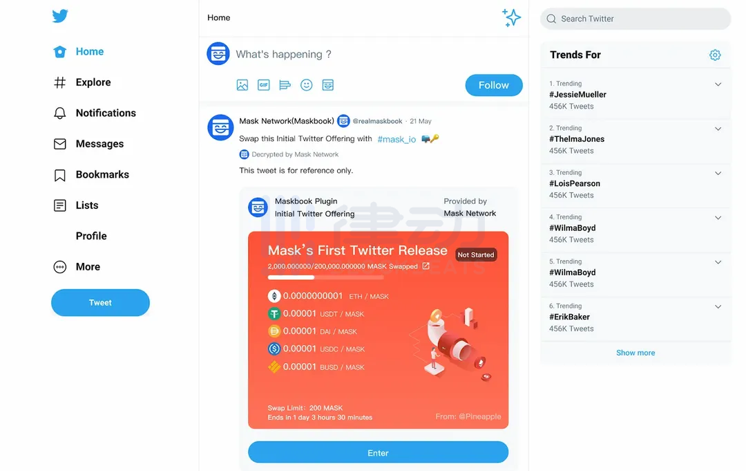 如何参与Web3.0应用Mask Network的三轮代币发行？4