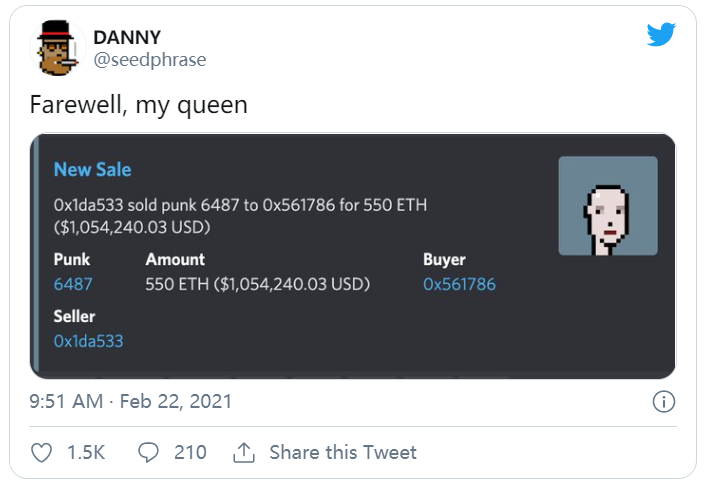 NFT的牛市就在眼前？过去24小时NFT交易额超过2020全年