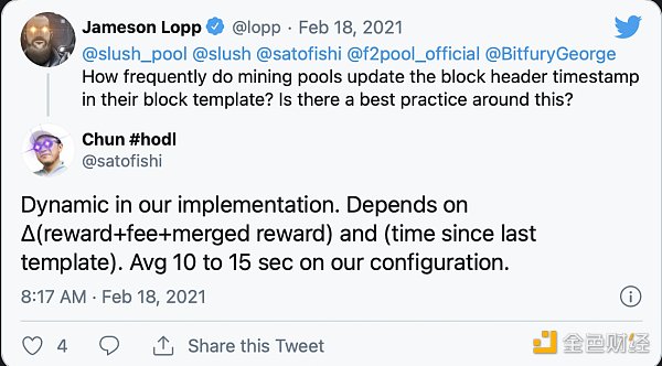 金色硬核 | BTC出块时间出现差异：理论与实际对比15