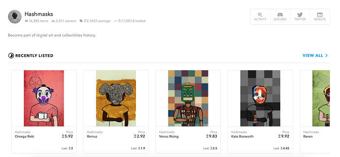 hashmasks背后的故事：以太坊最佳艺术诞生之路6