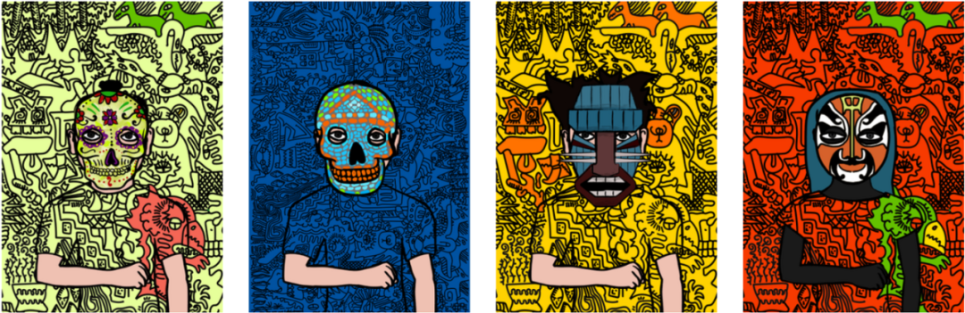 第一个NFT项目hashmask：以太坊最成功的加密艺术品销售案例之一3