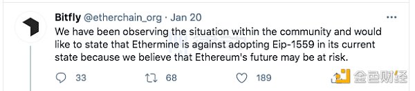 反对以太坊EIP-1559的矿池算力竟然高达62.88%？4