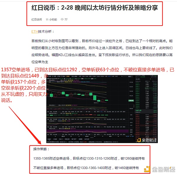 红日币：3-1以太坊单气多气达到220点，相信我是奇迹的创造者