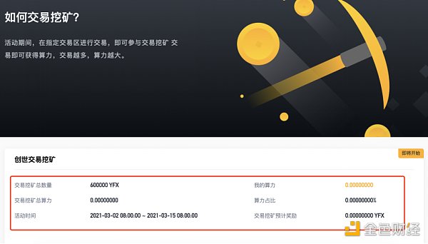 DeFi衍生品独角兽YFX挖矿教程4 DeFi衍生品独角兽YFX挖矿教程4
