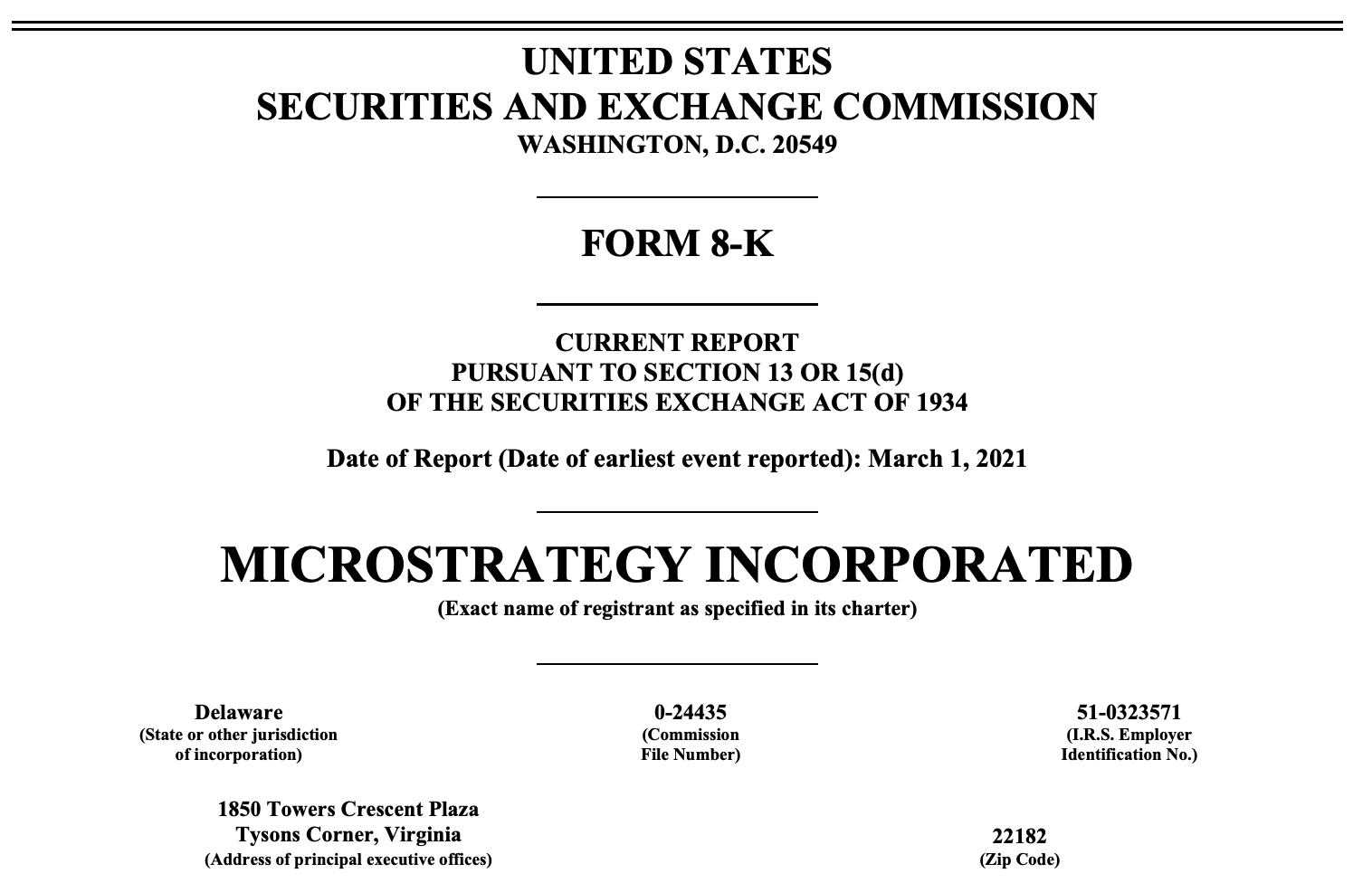 持续买入！MicroStrategy再度买入价值1500万美元的比特币1