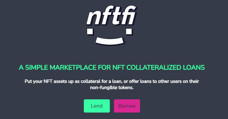 三分钟速览点对点 NFT 抵押借贷平台 NFTfi1
