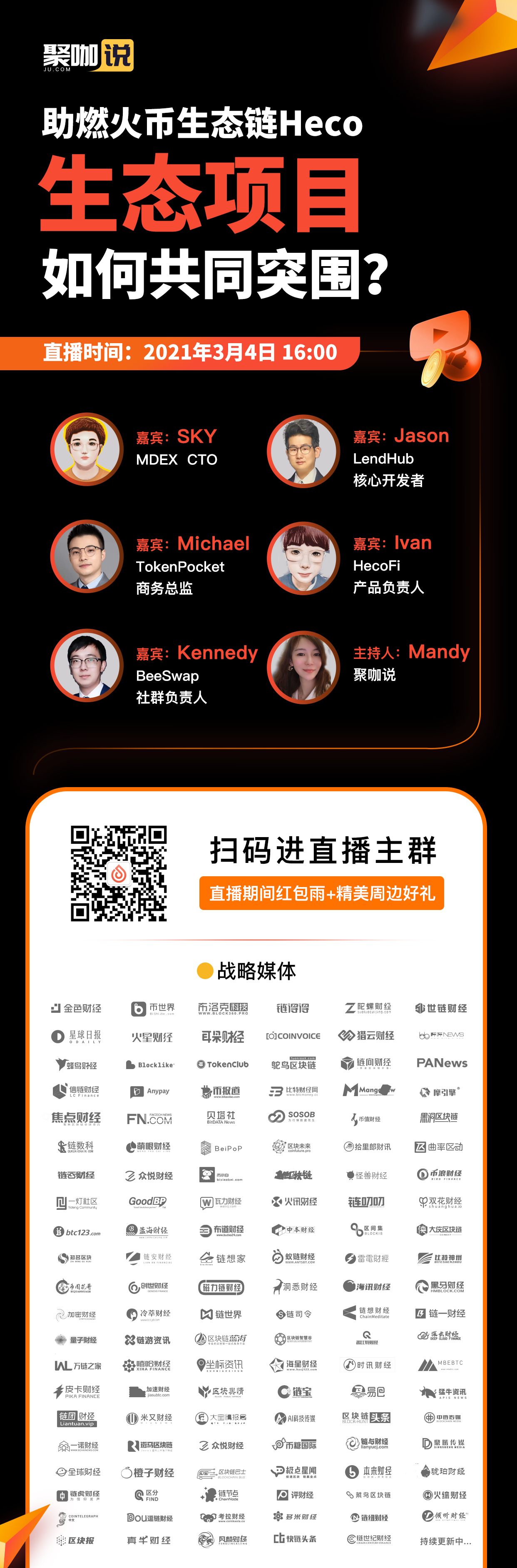 聚币Jubi聚咖说 | 助燃火币生态链Heco，生态项目如何共同突围？3