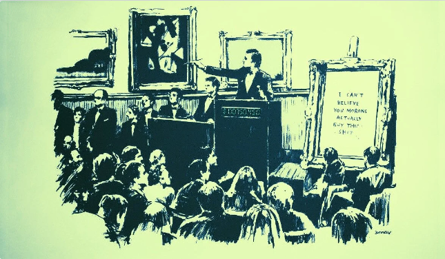 烧毁的Banksy NFT以38.2万美元的价格售出