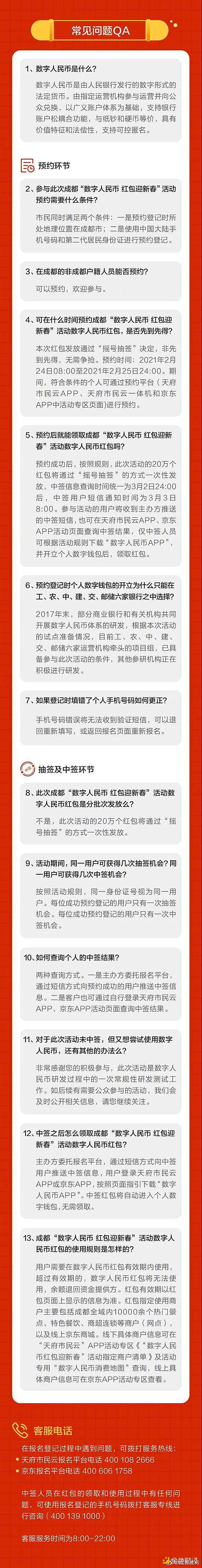 领取指南：成都数字人民币消费红包今日起预约1