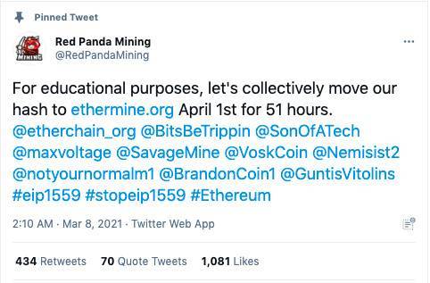 矿工不想，不敢，也不能分裂以太坊