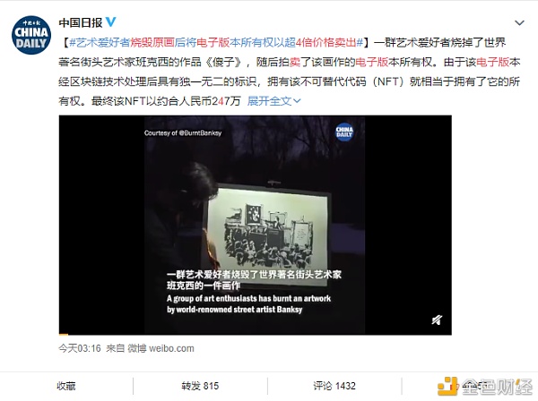 区块链+版权:NFT出圈 善用技术能否“破心中贼”? 区块链+版权:NFT出圈 善用技术能否“破心中贼”?