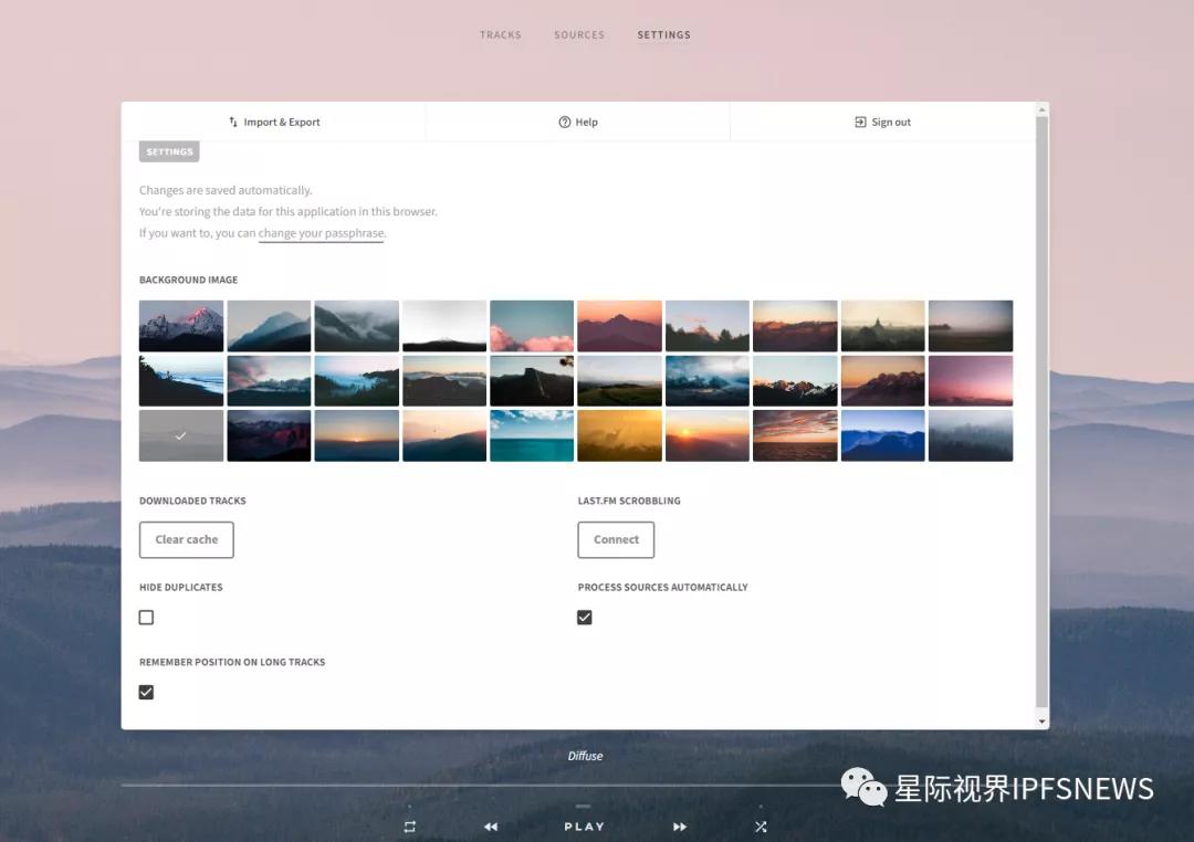 非凡-音乐播放器连接到您的云和分布式存储