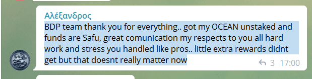 BDP开采结束后，一个bug差点造成66亿美元的用户资产拿不出来，这个问题已经解决了17