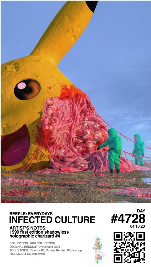 贝普尔的财富创造效应有多强？一位投资者买下他的NFT作品后，意外地获得了300倍的利润