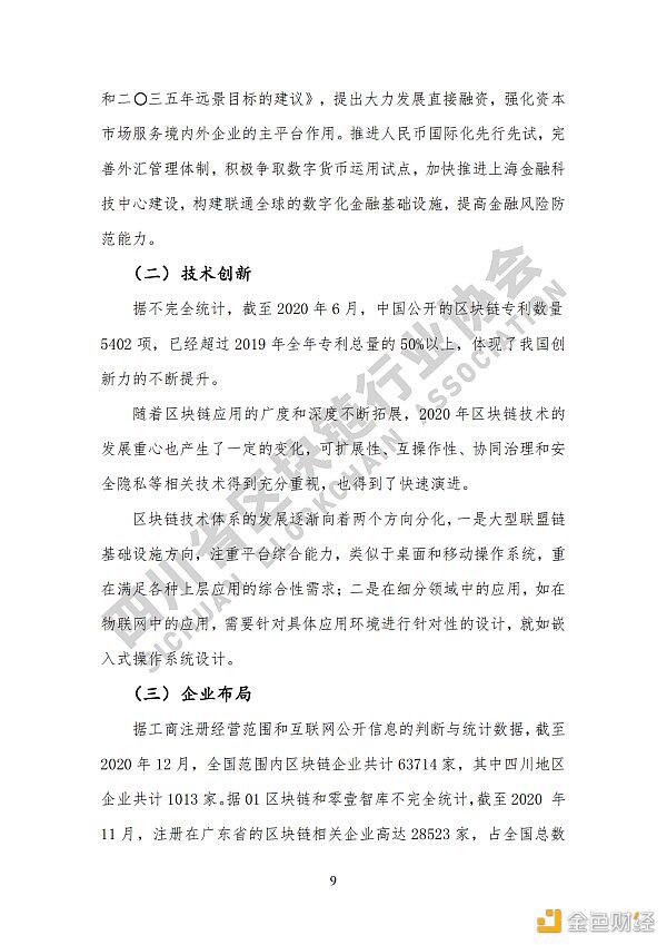 参见《四川区块链产业2020》白皮书,了解四川区块链产业布局16 参见《四川区块链产业2020》白皮书,了解四川区块链产业布局16