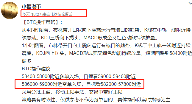晓之硕：BTC、ETH分析3月18日获利1000点2