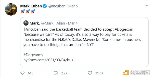 金色观察 | 除了特斯拉 哪些公司支持加密货币付款？3