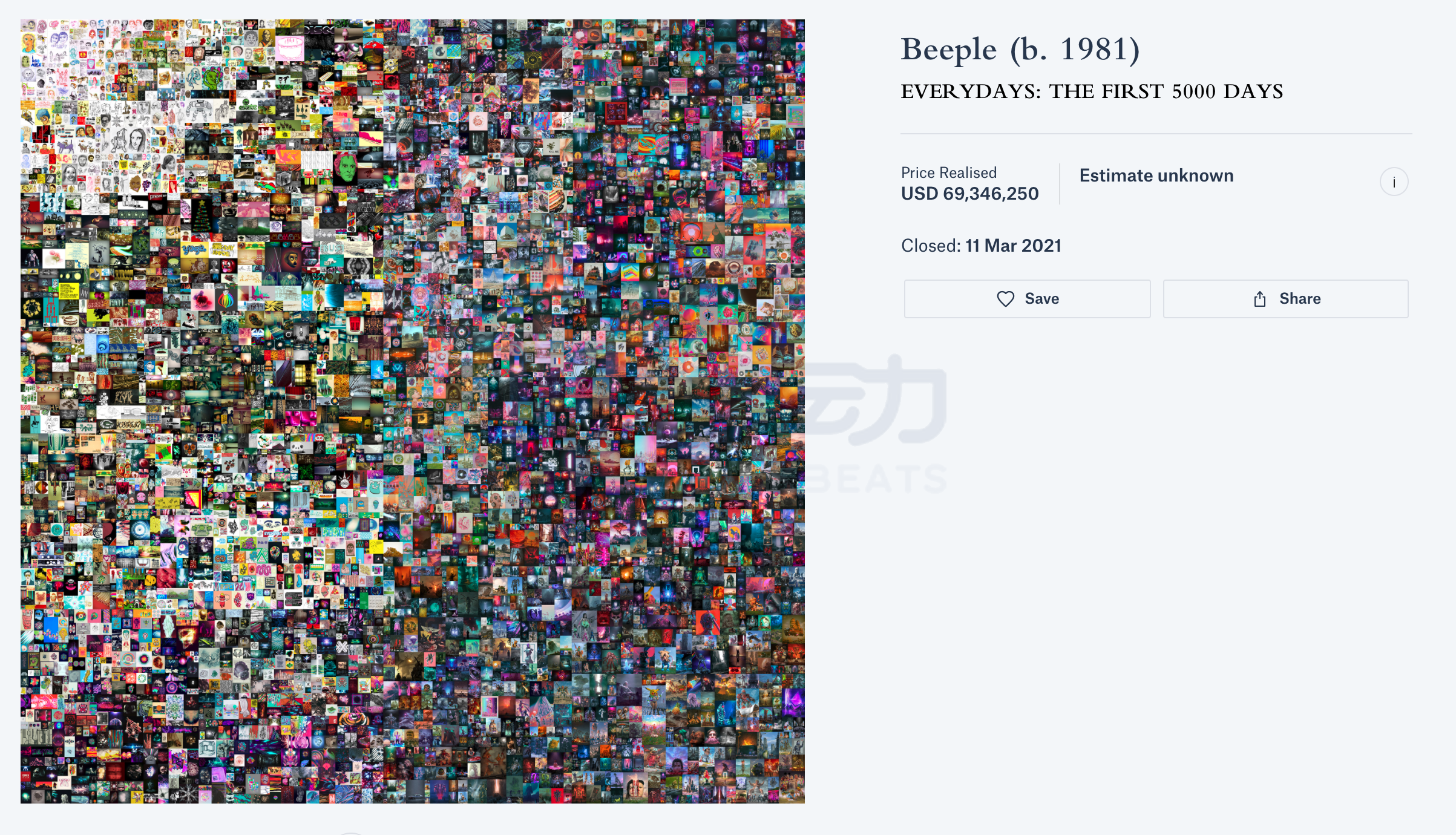 Beeple佳士得效应，艺术家大FOMO时代来临1