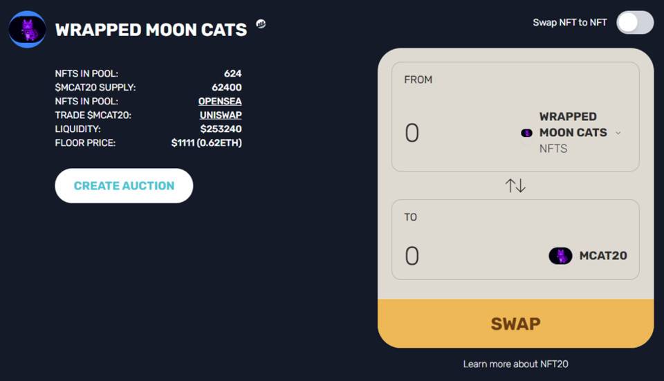 五分钟读懂 NFT 衍生品交易协议 NFT20：让普通人轻松购买 NFT4