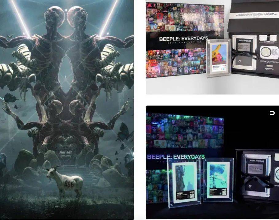 佳士得的第一件NFT作品以6934万美元的天价成交，盘点了全球十大最昂贵的加密艺术品3