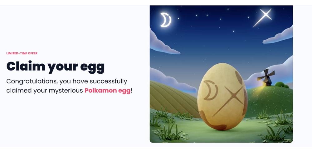 超11万个地址认领宠物蛋，Polkamon NFT火了1