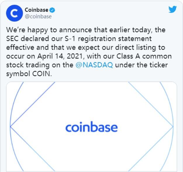 以下是有关coinbase发布的所有信息1