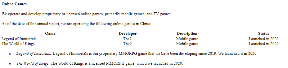 九城在2020年的收入只有62.5万,为什么要在矿山机械上花费1亿呢? 九城在2020年的收入只有62.5万,为什么要在矿山机械上花费1亿呢?