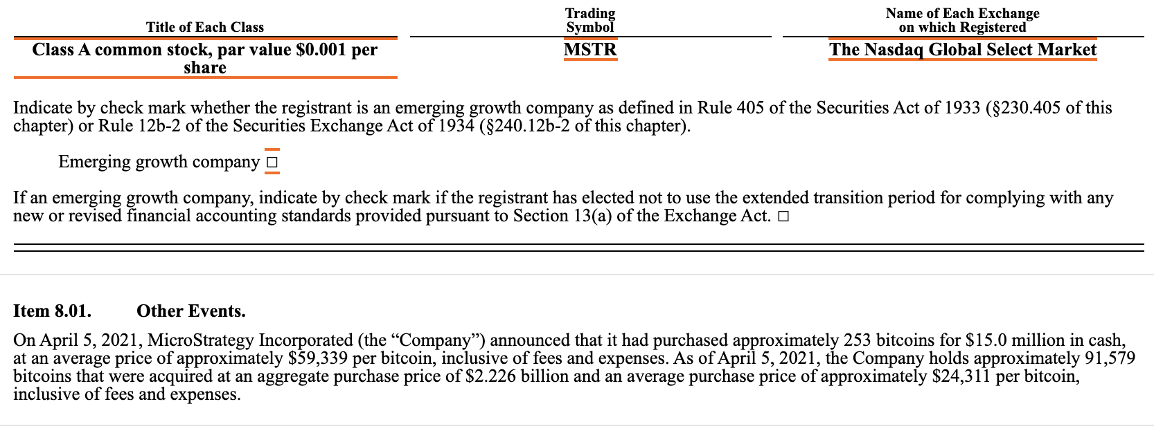 向十万枚进军！MicroStrategy高位继续购入1500万美元比特币