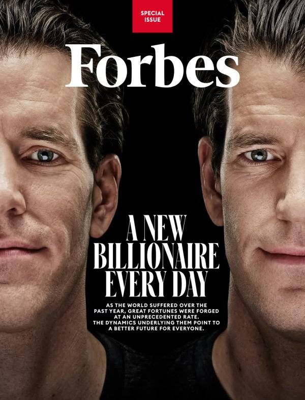 匿名买家以超33万美元的价格拍下《福布斯》封面NFT