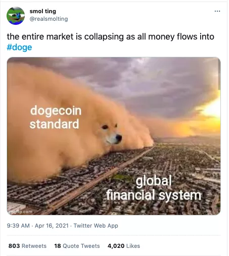 金成论币：在海外韭菜眼中，狗狗币才是真正的「比特币」2