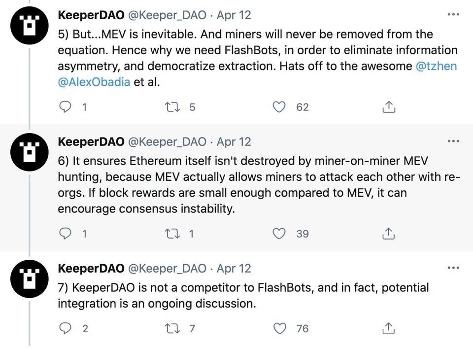 以太坊 MEV 价值守护者：简析 Flashbots 与 KeeperDAO 运作机制2
