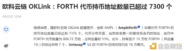 关于Amplforth的治理代币Forth的未来发展2