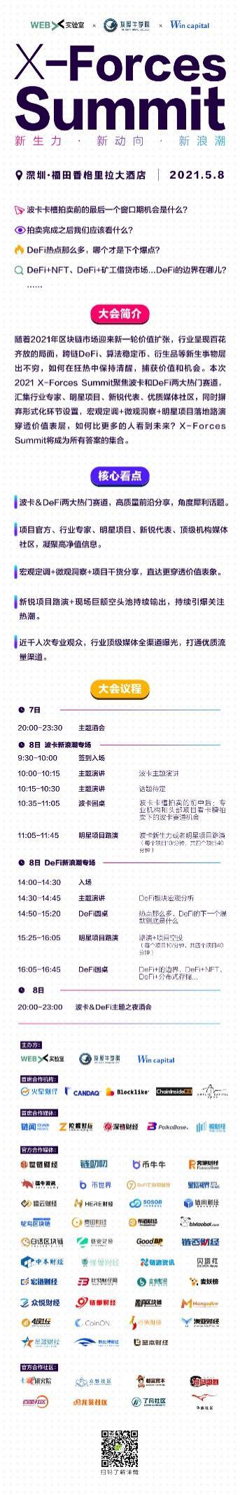 5月8号深圳X-Forces Summit:汇聚波卡、DeFi最前沿干货1 5月8号深圳X-Forces Summit:汇聚波卡、DeFi最前沿干货1