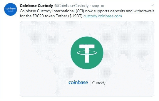 从coinbase第二次推迟usdt交易可以看出什么？