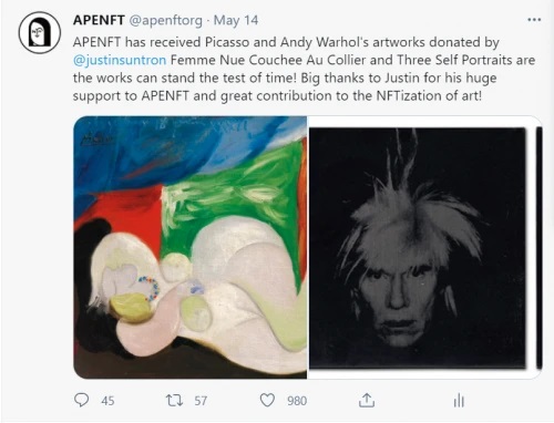 APENFT捐赠Beeple作品用于支持NFT慈善拍卖2 APENFT捐赠Beeple作品用于支持NFT慈善拍卖2