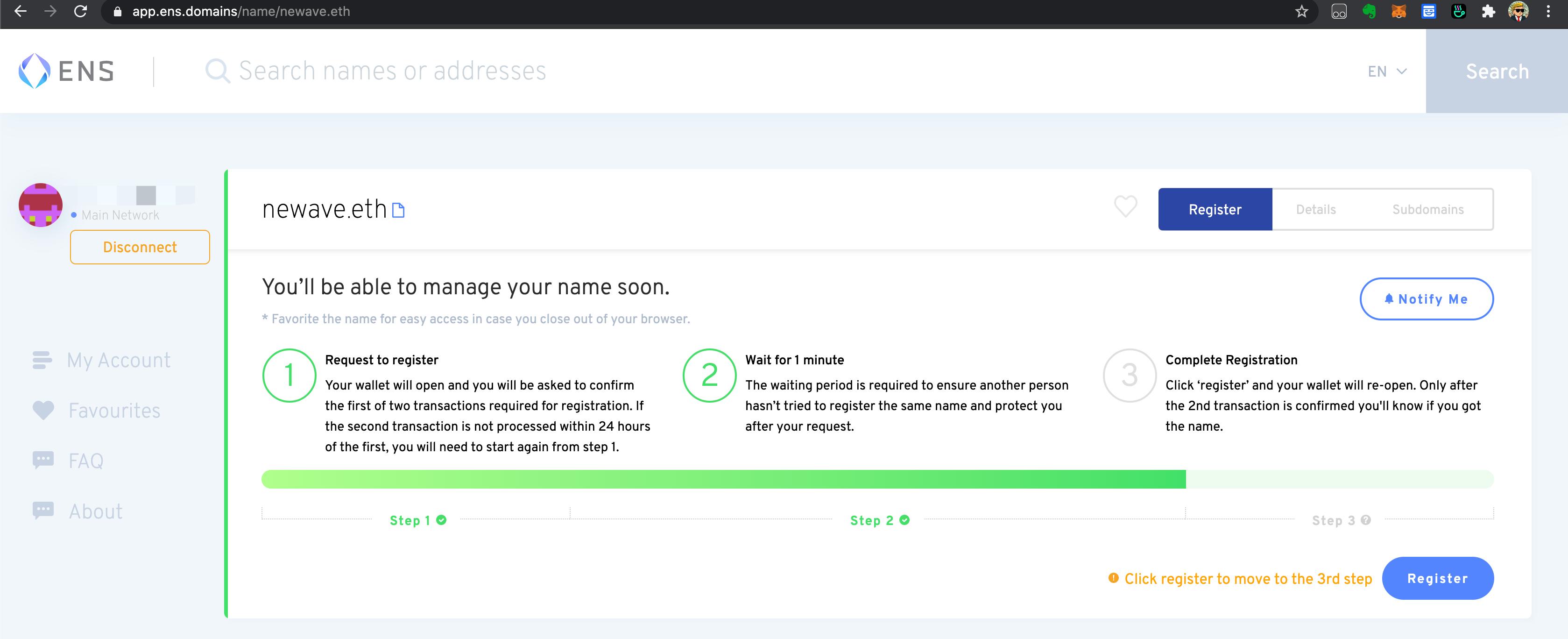 手拉手教你注册以太坊4