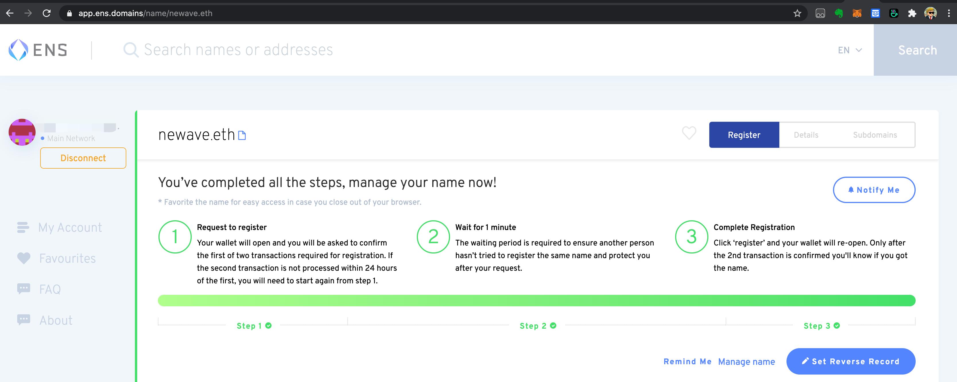 手拉手教你注册以太坊5