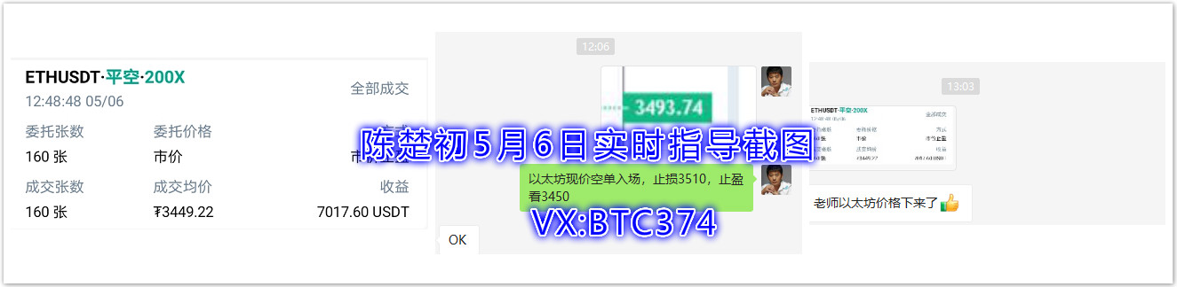 陈楚初：日内指导连续获利，目前已有上万u，指导还在继续有跟上的朋友吗？