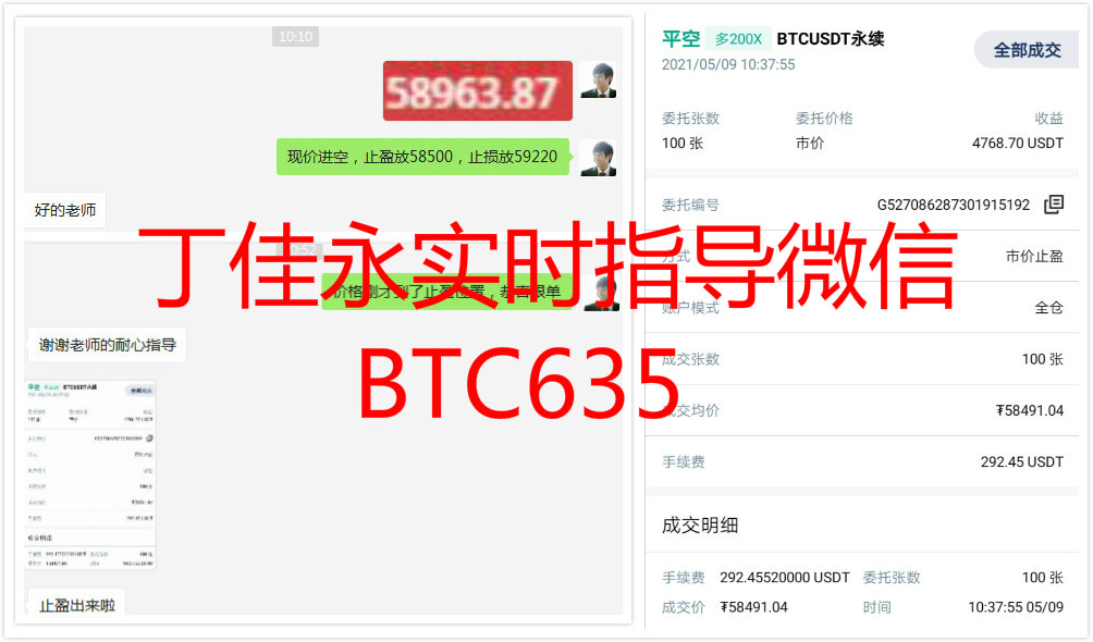 丁佳永:今天持续做空比特币 目前已完美获利 丁佳永:今天持续做空比特币 目前已完美获利