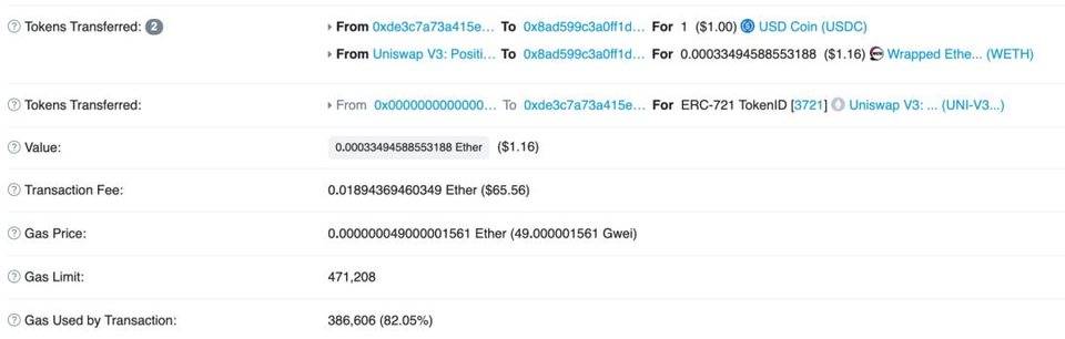 从这些细节多方面认识 Uniswap V3：Gas 剧增、生态应用起步6