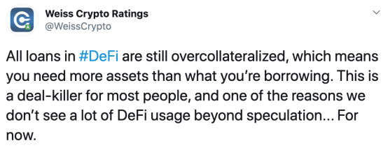 从cefi的角度看，NFT为何不能解决defi过度抵押的困境