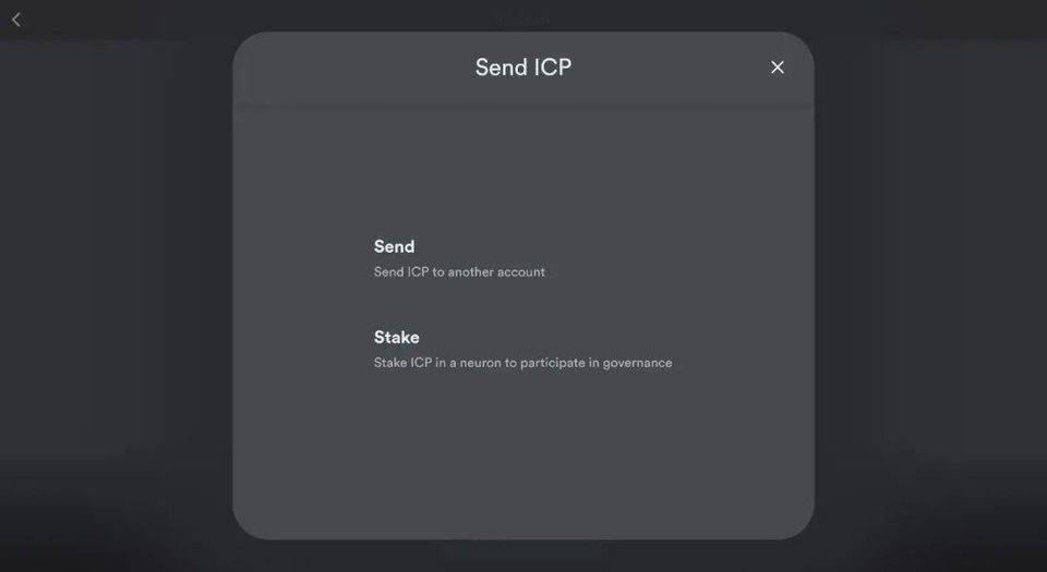 三分钟入门 DFINITY 钱包与治理软件6
