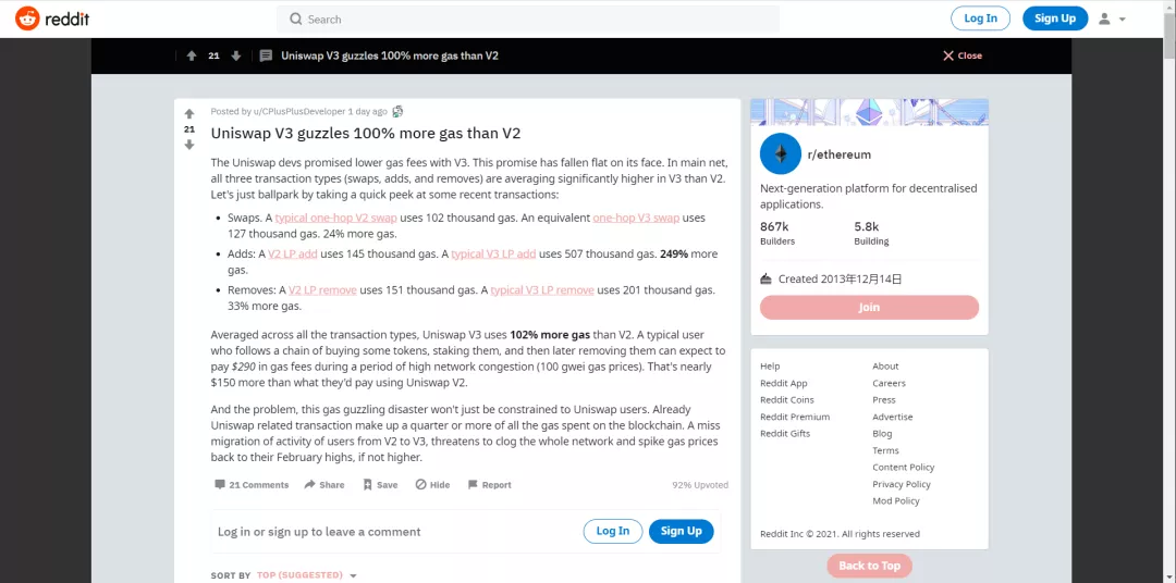Uniswap V3正式发布，首日性能远超v2。它会成为defi新高潮的催化剂吗？4