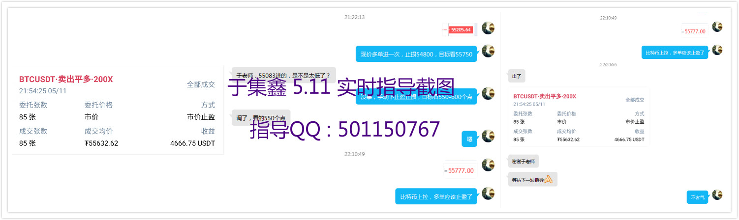 于集鑫：比特币多空双收再下1100点 2单收益9100U 要跟么？