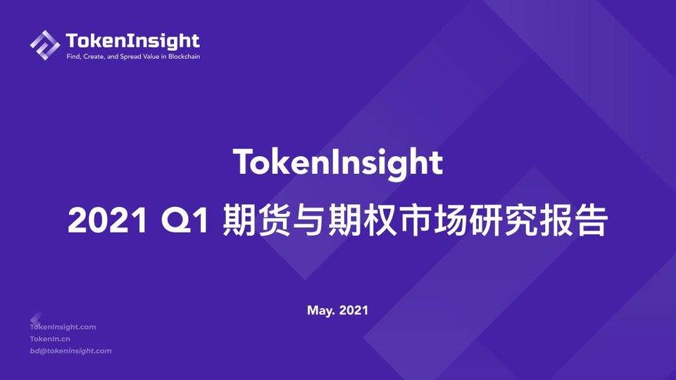 Token insight：第一季度加密货币期货和期权市场概述