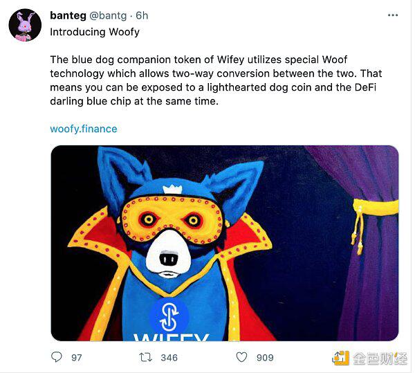 Woofy，一个拆分yfi代币的新项目